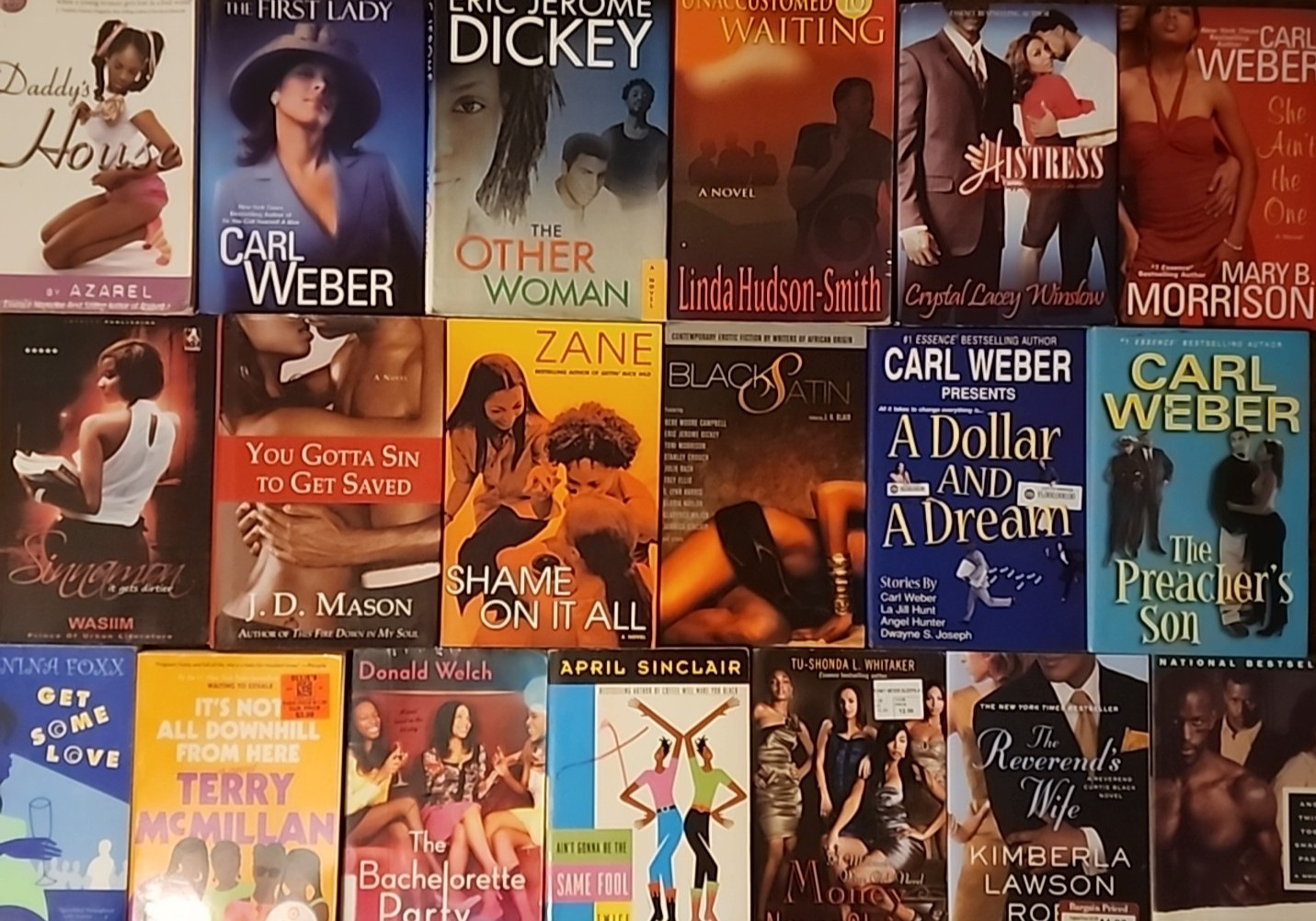RANDOM MIX Lot of 10 African American Black Romance Drama Family URBAN Kimani