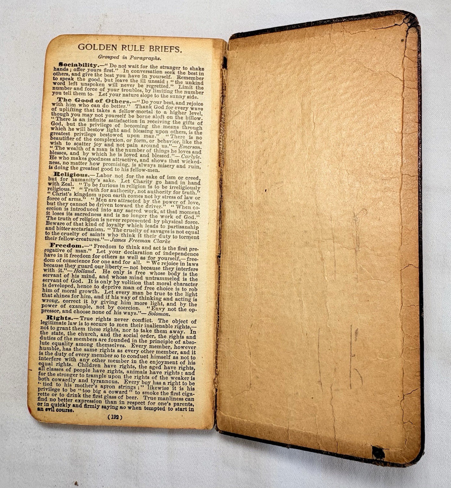 *Antique*Circa 1894*The New Webster Dictionary and Complete Vest-Pocket Library*