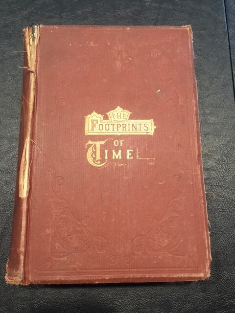 1874 ONLY TRUE FIRST EDITION *The Footprints Of Time* Bancroft HC Good/Good+