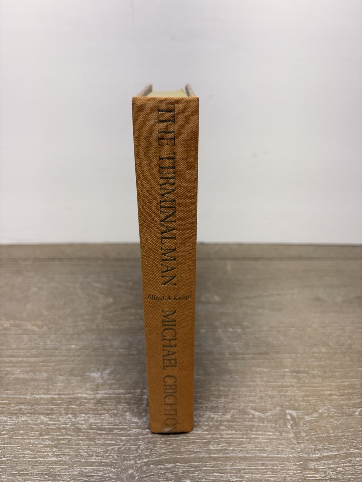 The Terminal Man Michael Crichton 1st Edition 1972 HC DJ Vintage
