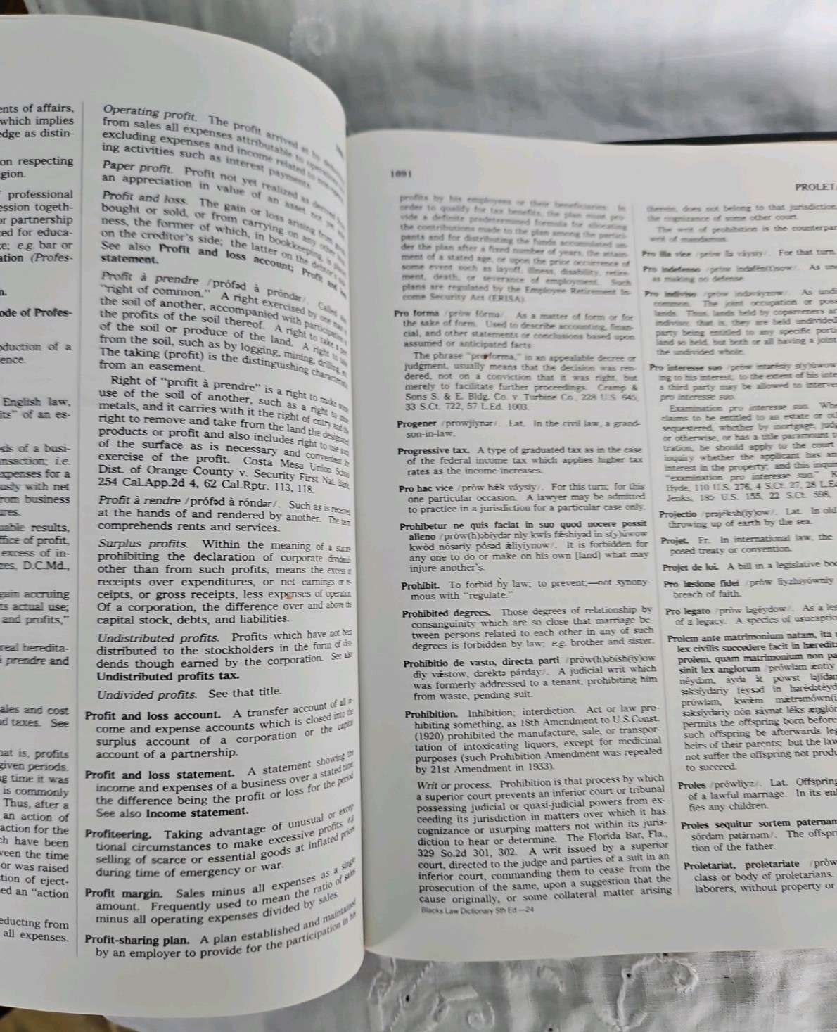 Black’s Law Dictionary Special Deluxe Fifth Edition Padded Hardcover 1979