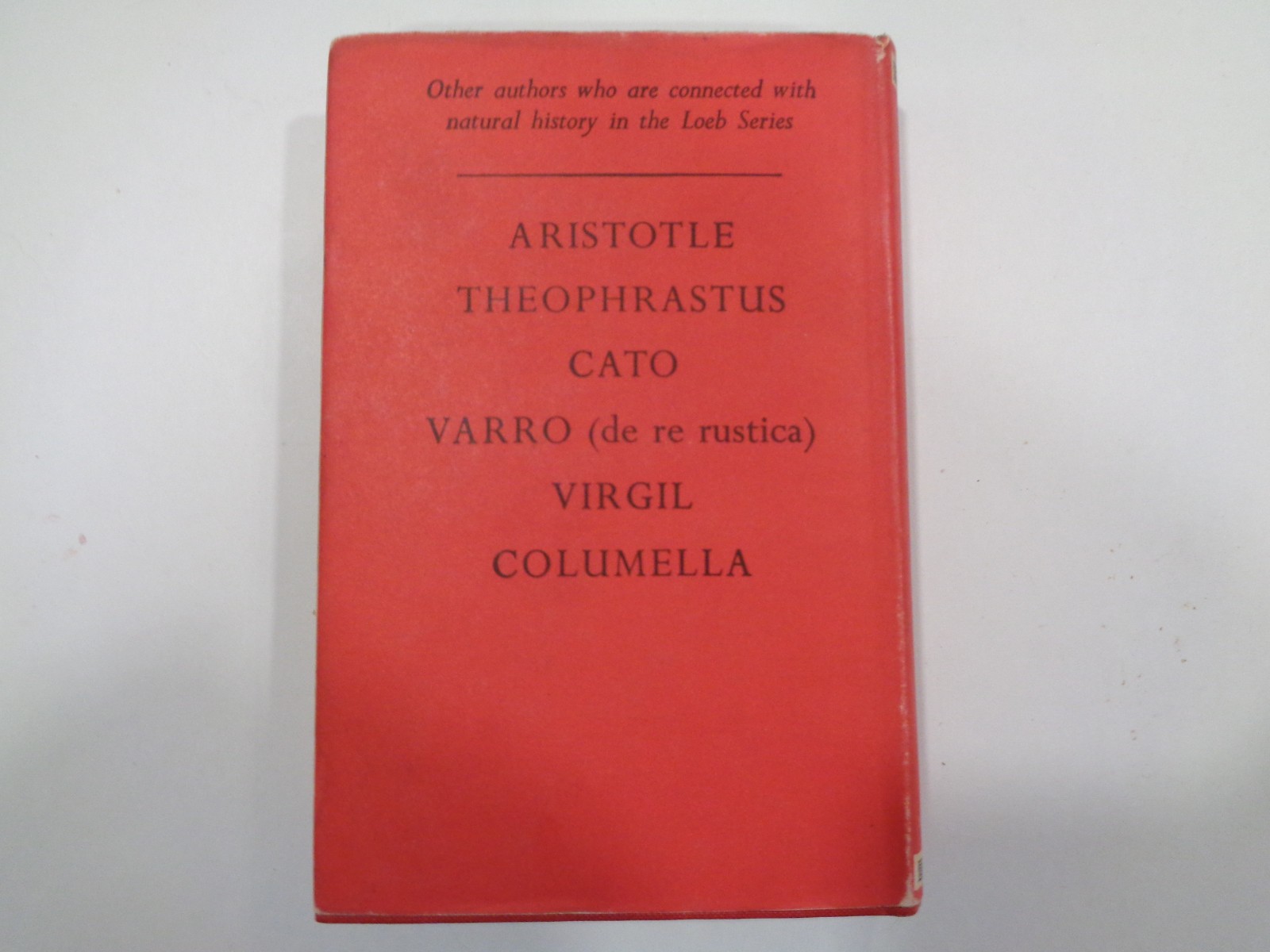 Pliny – Natural History VIII Book XXVIII-XXXII 1975 Loeb Classical Library Latin