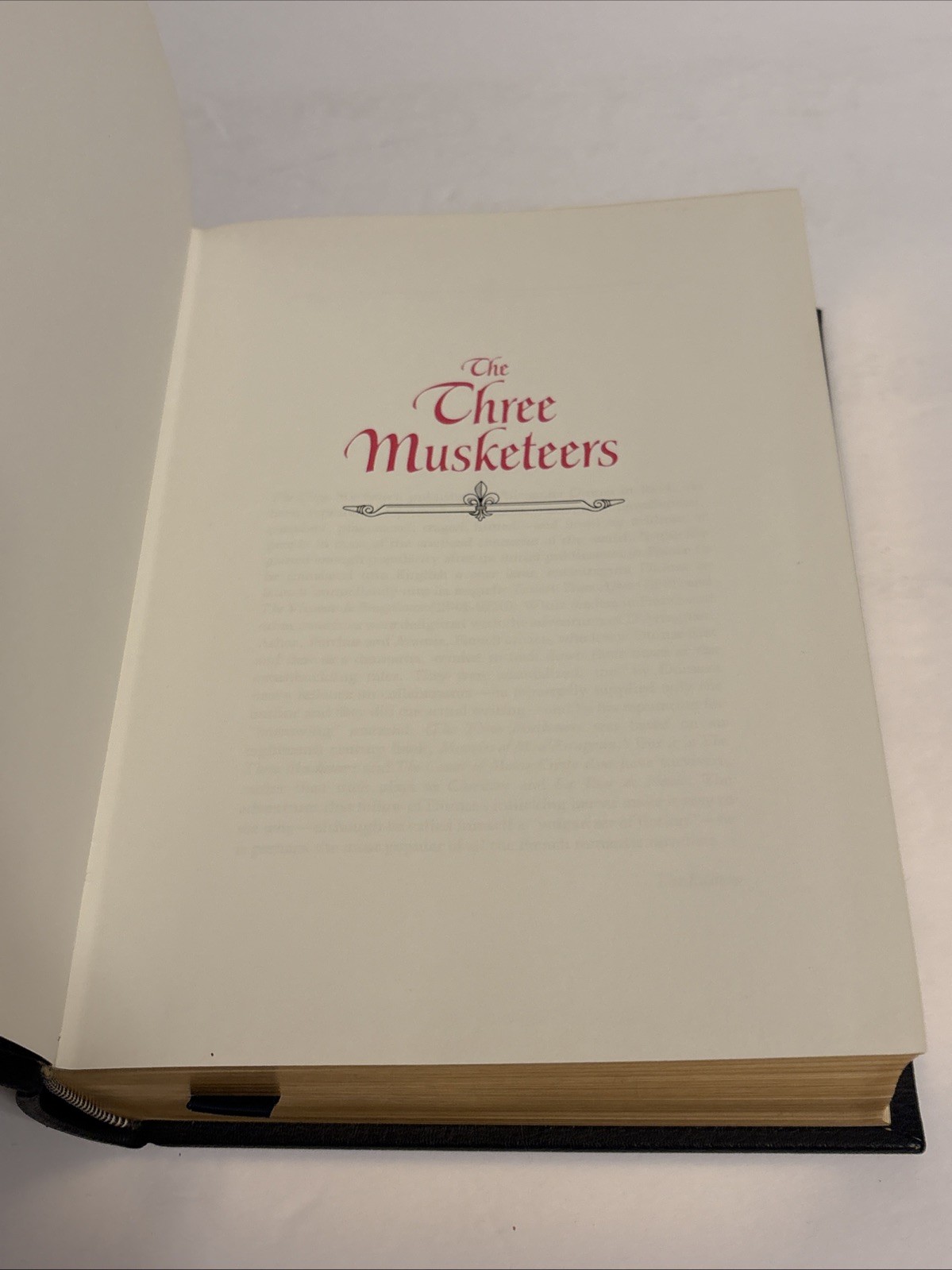 THE THREE MUSKETEERS Alexandre Dumas Franklin Library Leather Limited Ed. Gilt