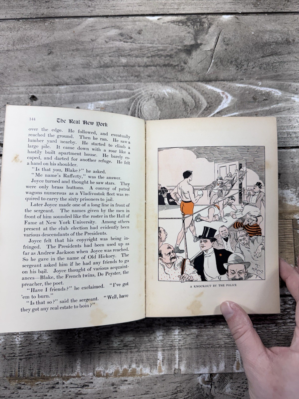 1904 Antique American History “The Real New York” Hughes, Illustrated