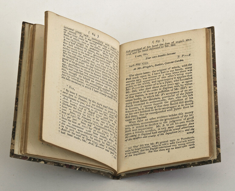 Archibald Bower 1756 – Jesuit Controversy Letters – Catholic Church – Religion