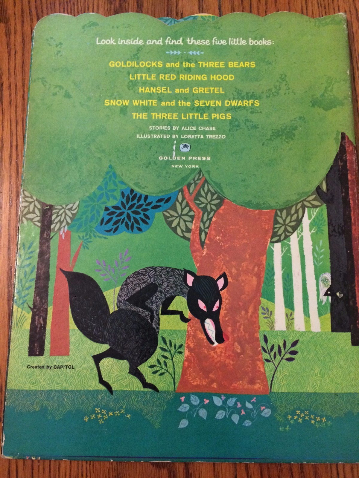 The Enchanted Forest Vintage Children’s Golden Look-Inside Board Book 1964
