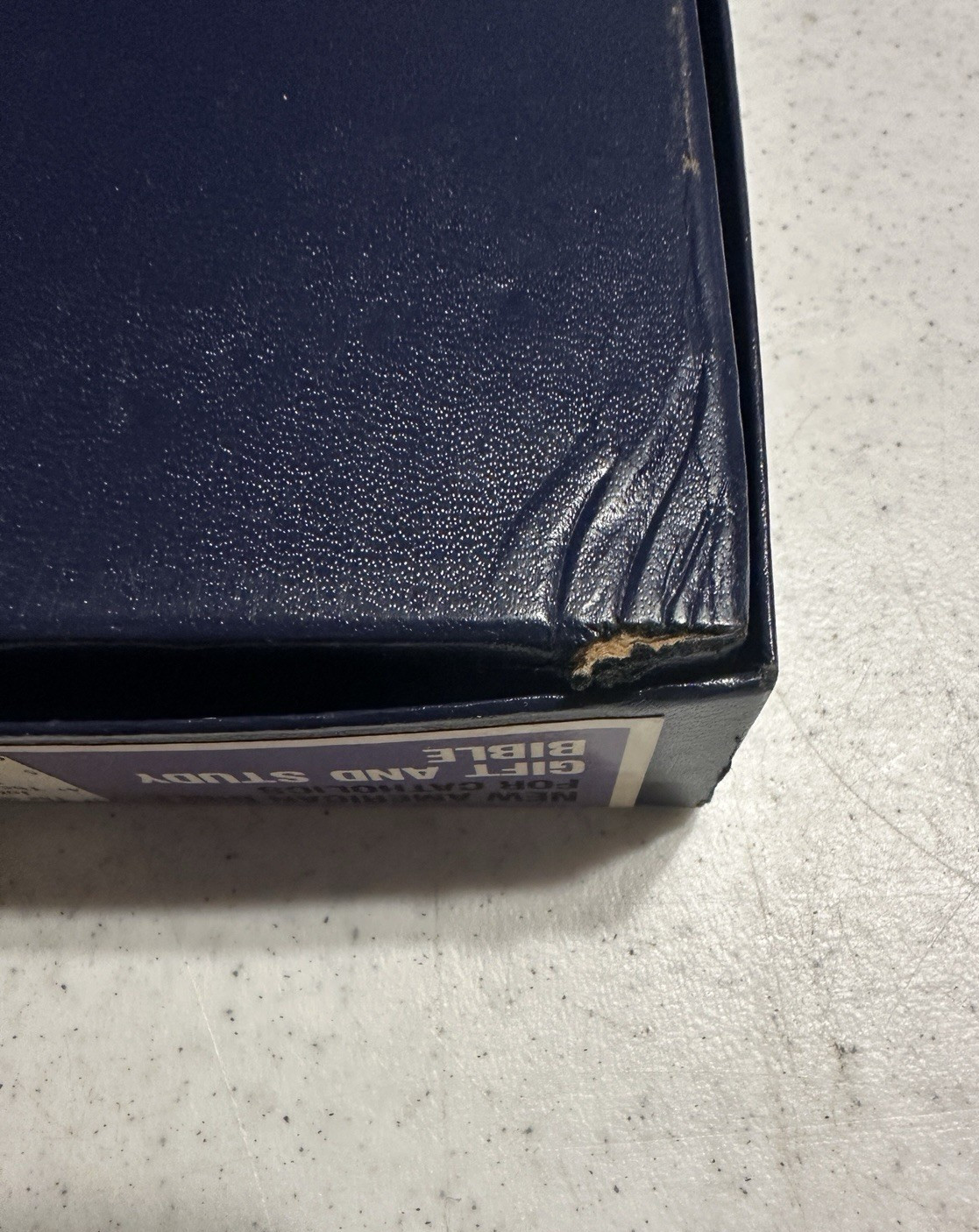 Holy Bible New American Catholic NAB Edition Red Faux Leather 1971 Thomas Nelson