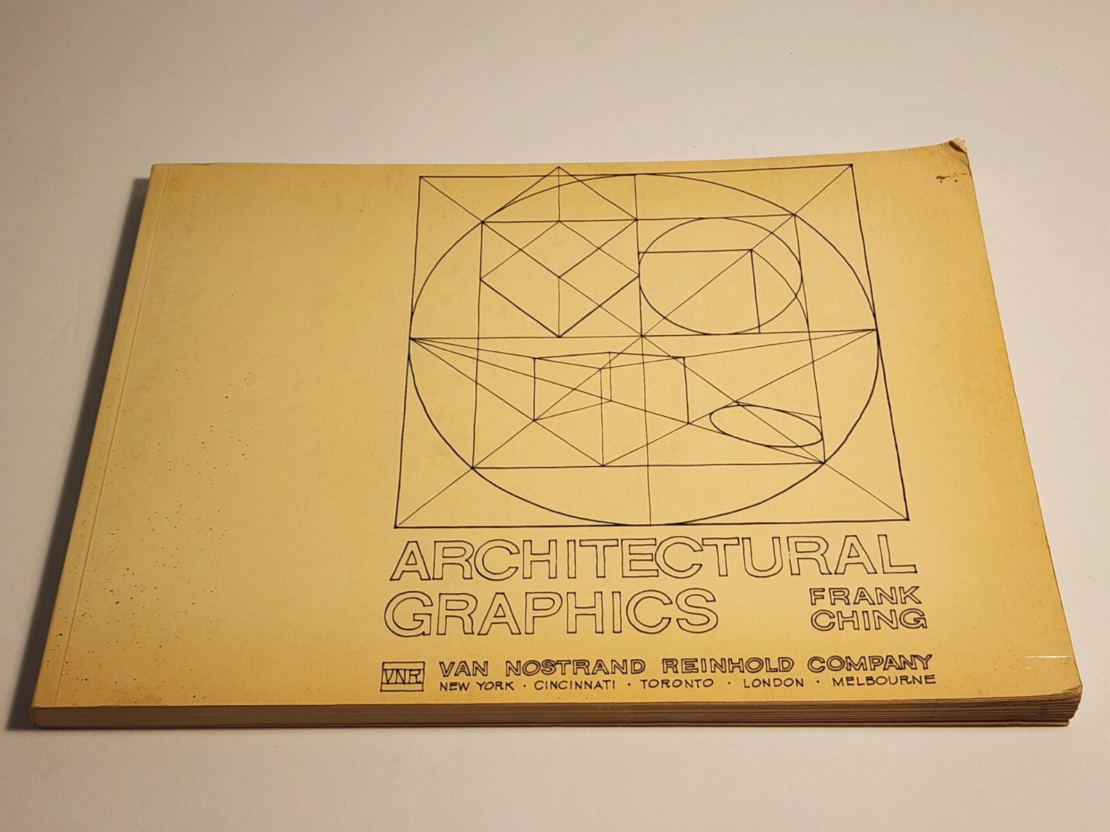 Vintage Book Architectural Graphics Frank Ching 1975 Softcover