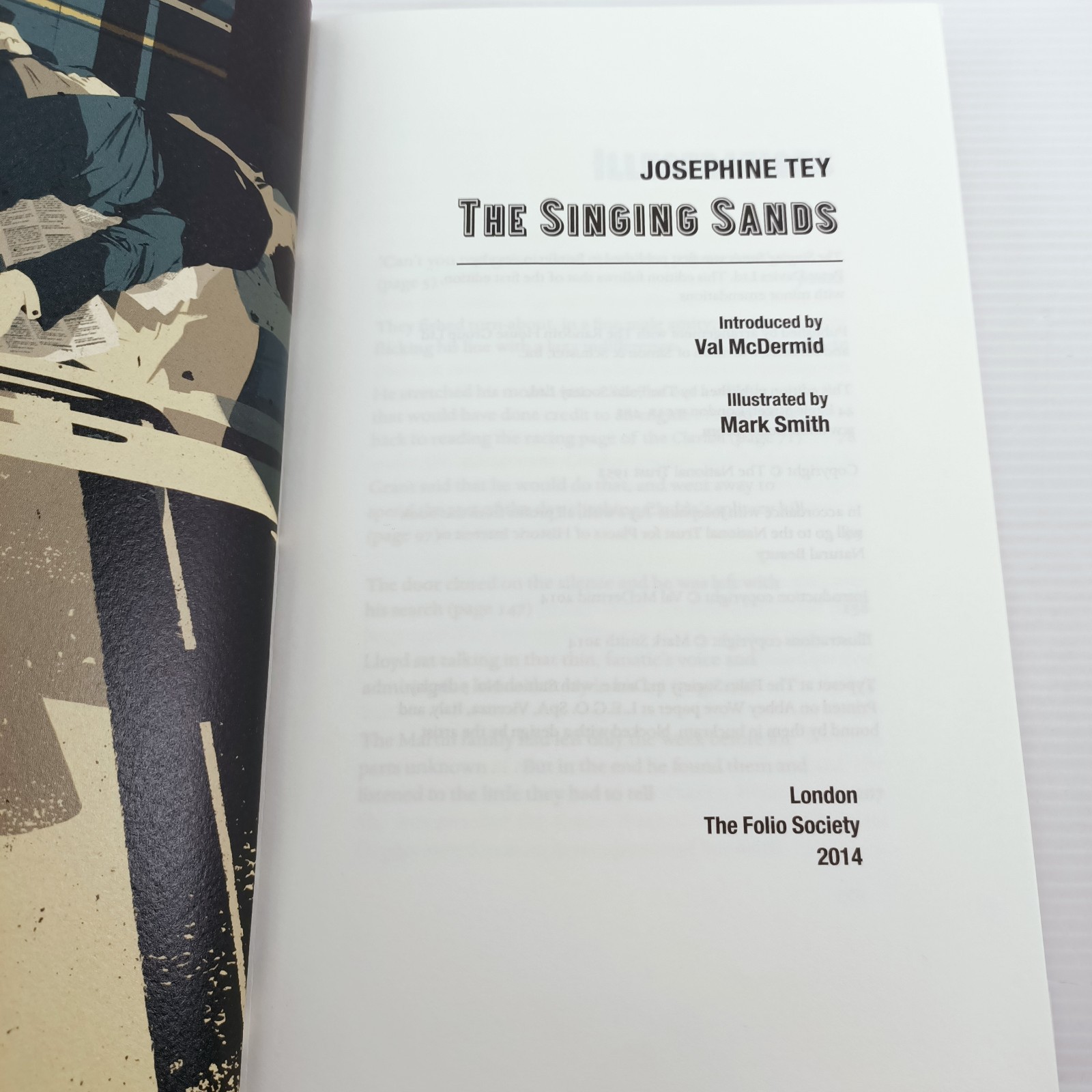 Josephine Tey The Singing Sands 2014 The Folio Society Fiction Hardcover Book
