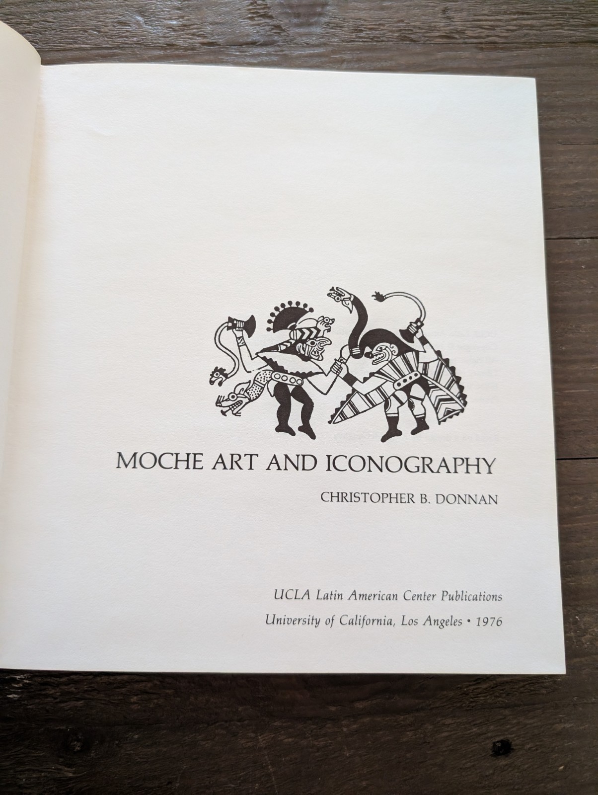 Moche Art and Iconography UCLA Latin American Studies HCDJ 1976