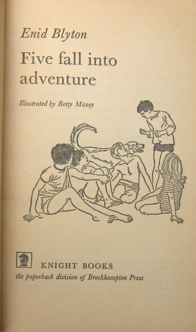 4 Enid Blyton Five Books- Hike / Fall into Adventure / Caravan / Plenty of Fun