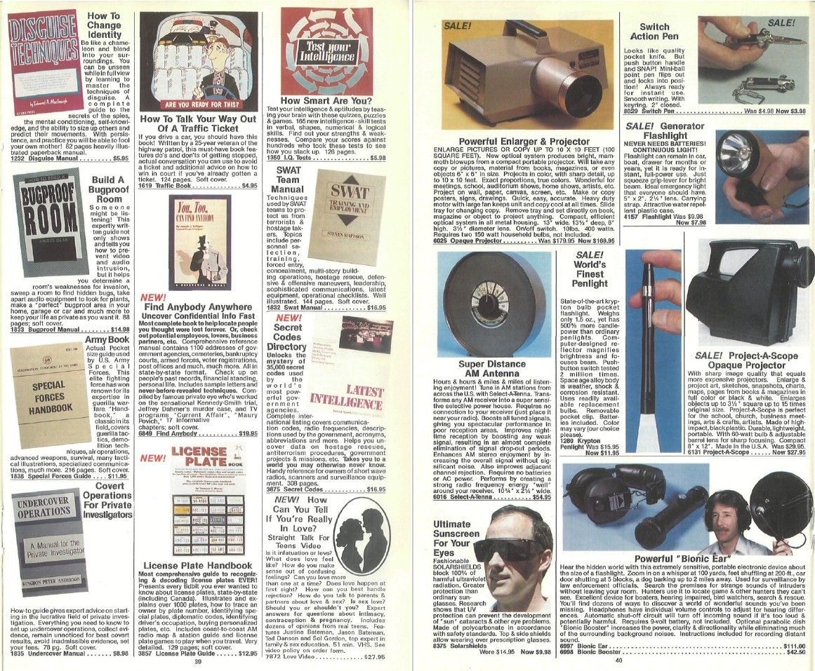 8 old Johnson Smith Co. Curios Gifts Novelty Catalogs (1960s, 70s & 90s) on DVD