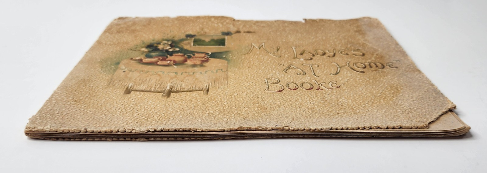 My Ladye’s At Home Booke – Antique Victorian Weekly Engagements Book [READ DESC]