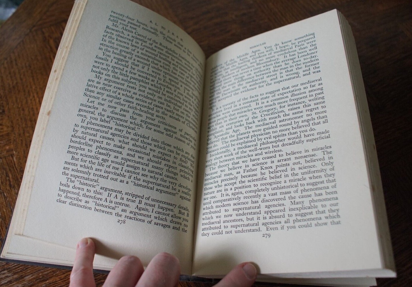 Lunn,A. & Haldane,J.B.S. Science and the Supernatural. 1935. 1st edition.