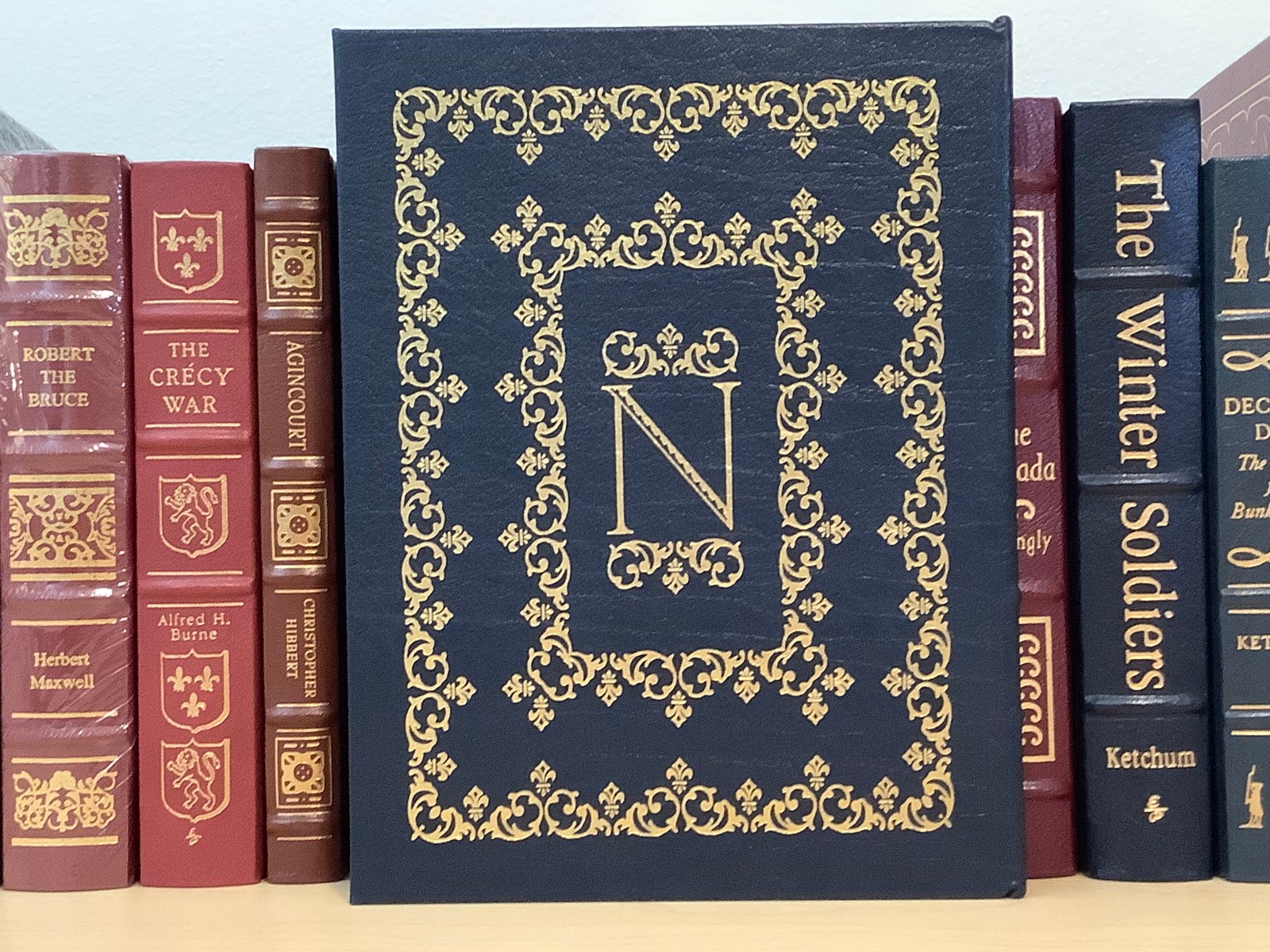 Waterloo : The Hundred Days by David Chandler – Easton Press leather-bound