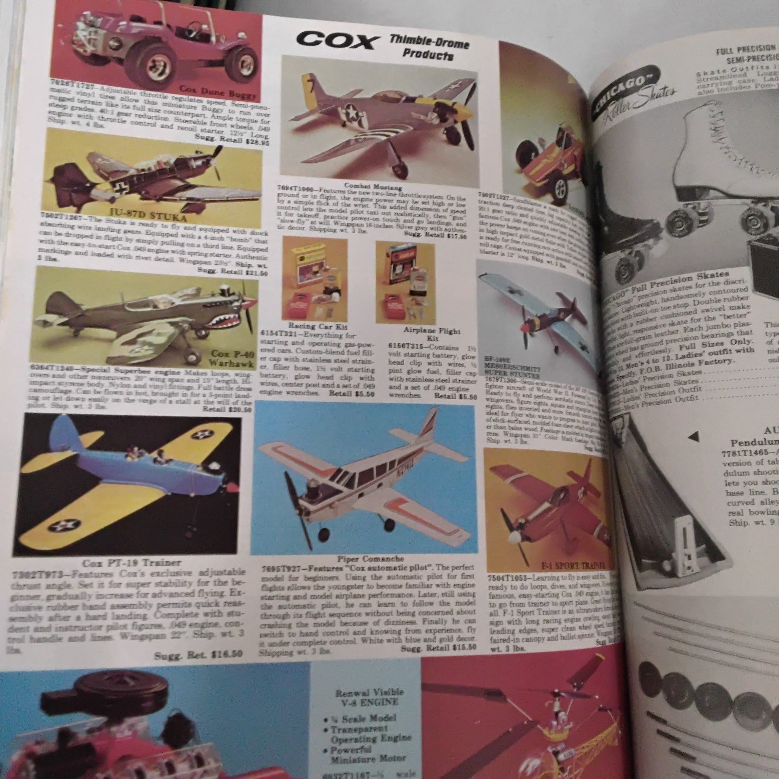 VTG 1976 Bennett Blue Book Gift Catalog Cox gas engine slot cars mini bikes toys