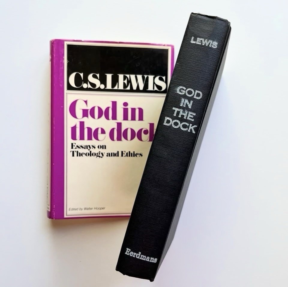 C.S. Lewis, “God in the Dock,” 1972. Stated Second Printing. Original jacket.