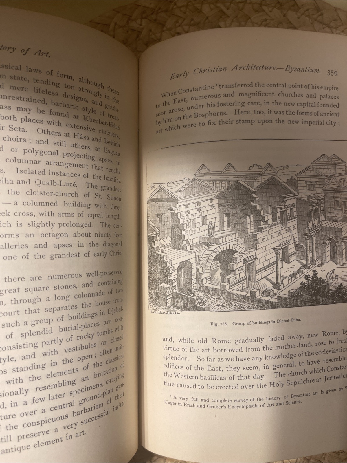 Antique Book 1886 History of Art by Wilhelm Lübke, Vol. I,II
