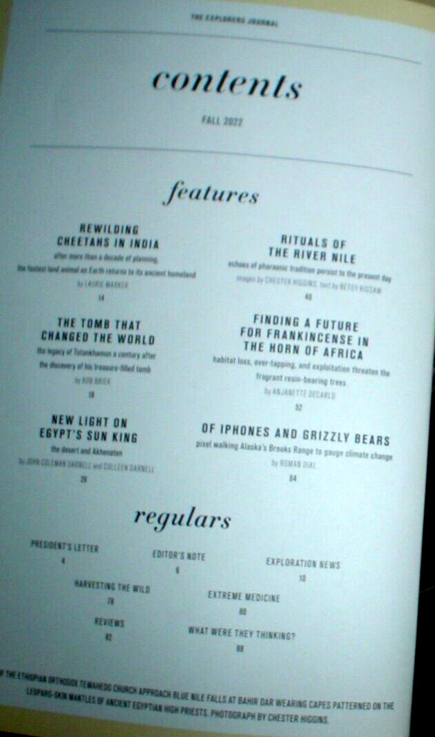 EXPLORERS JOURNAL Fall 2022 Yes Wonderful Things EXPLORERS CLUB Exploring World