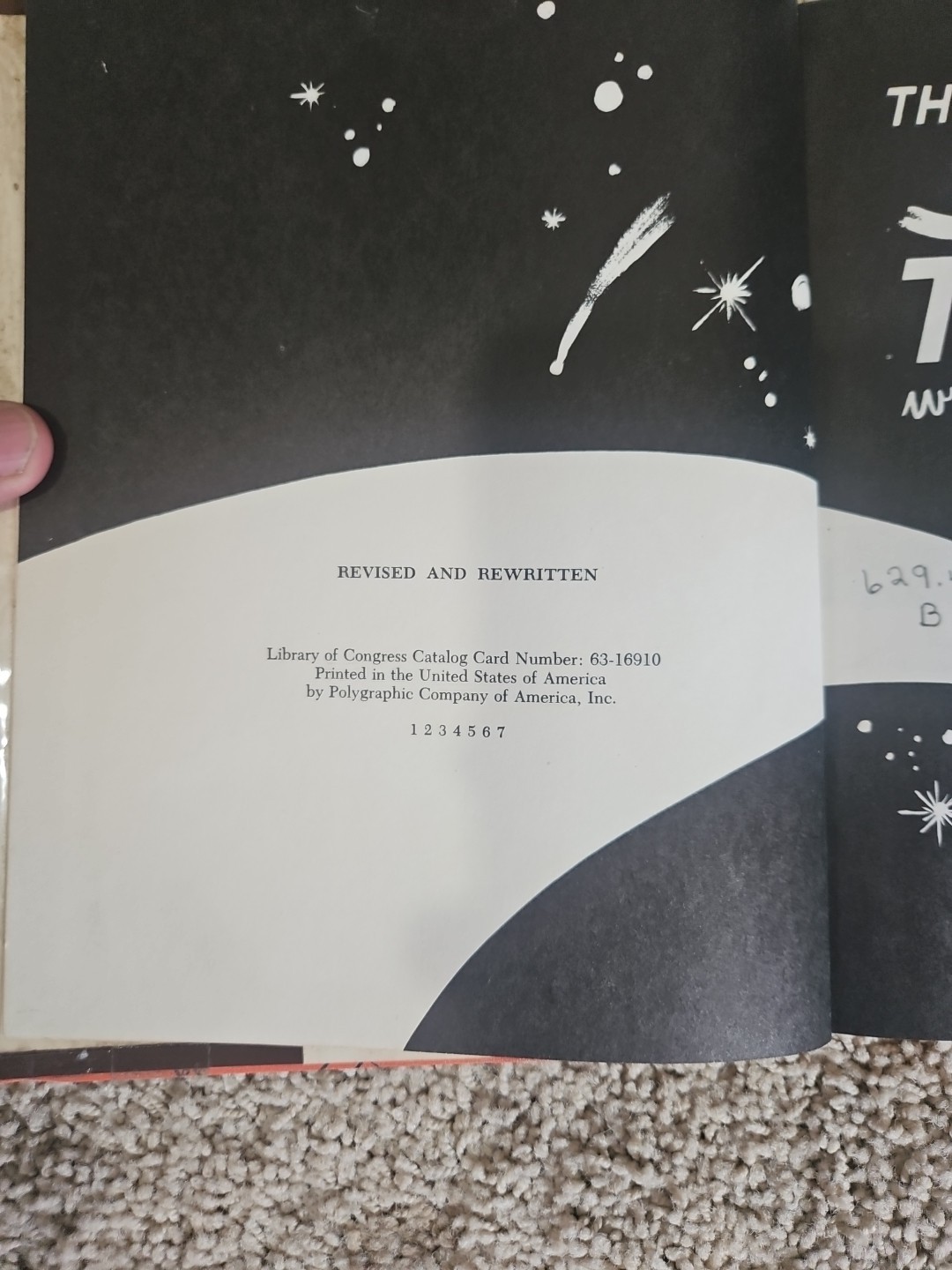 1963 The First Book of Space Travel Jeanne Bendick HC Illustrated Revised