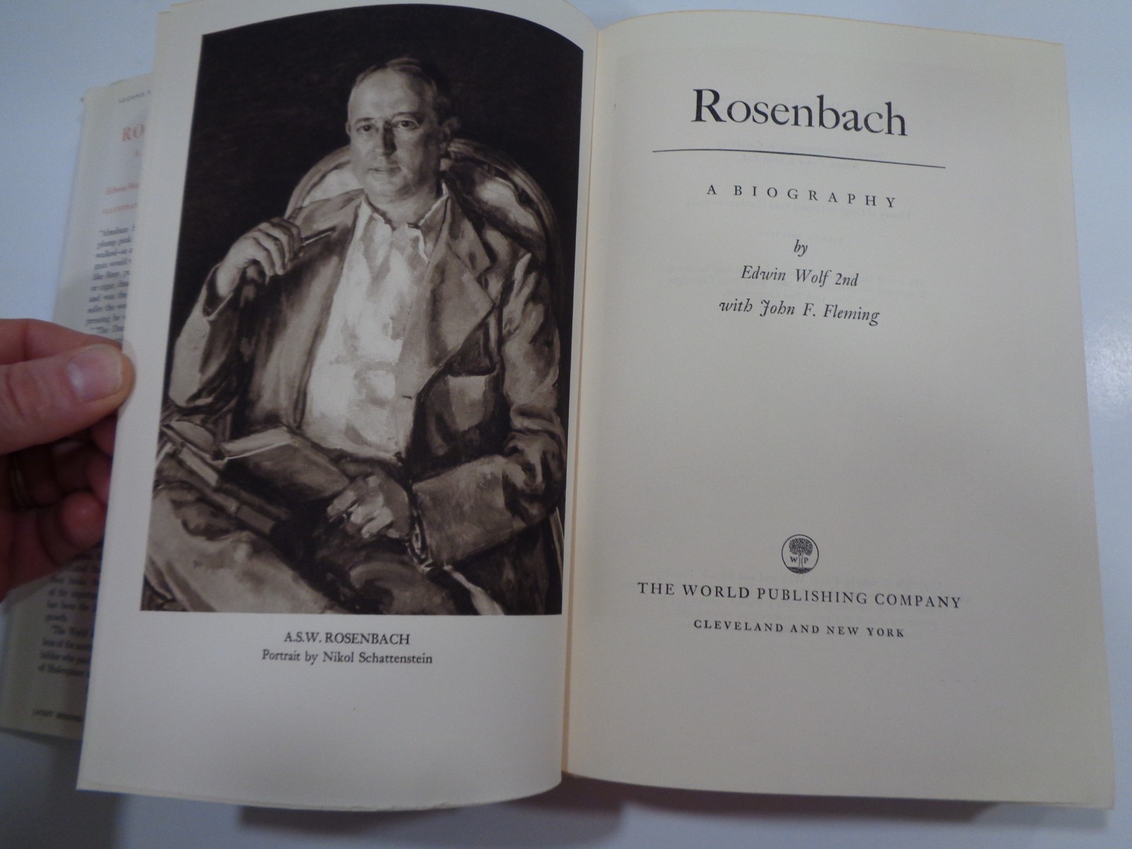 Rosenbach A Biography HBDJ 1st Edition 2nd Printing Bibliophile Rare Book Seller