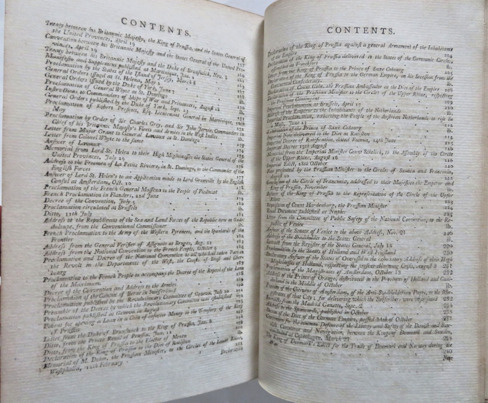 European History Politics Literature 1794 Annual Register rare book