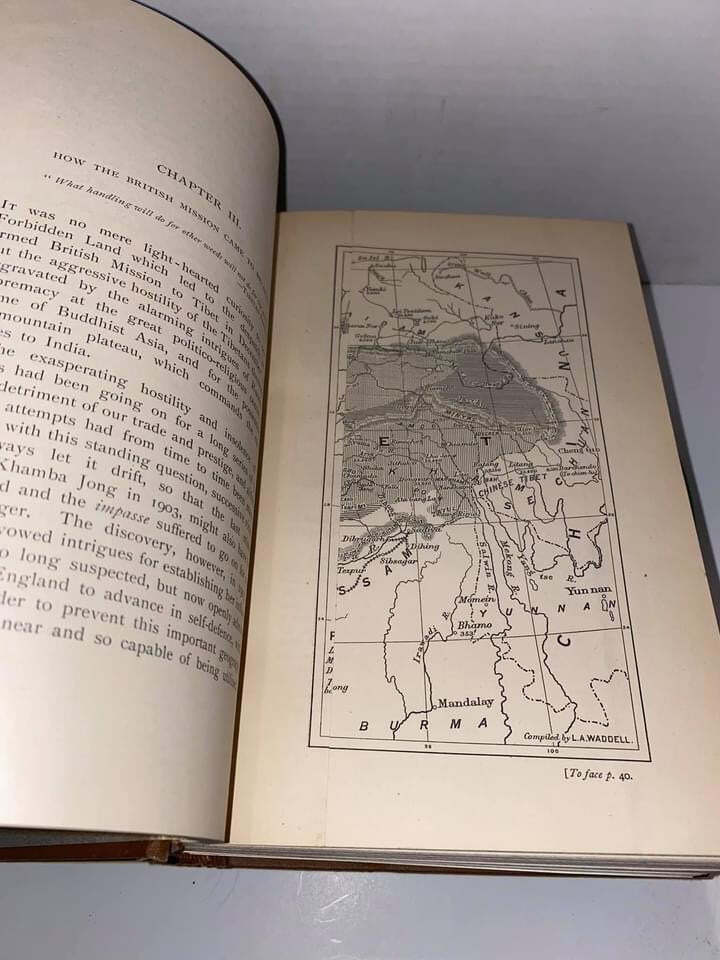 Antique Lhasa and it’s mysteries oriental Asian exploration book c 1905