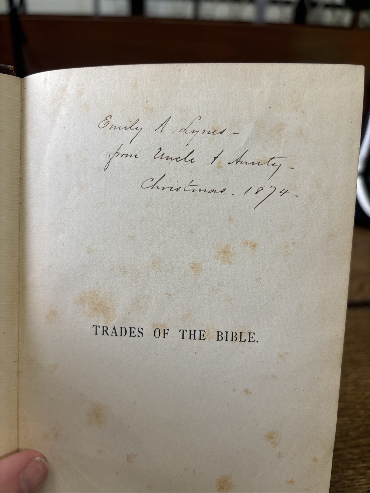 The Trades And Industrial Occupations Of The Bible, W.G. Lewis, DB, Circa 1872