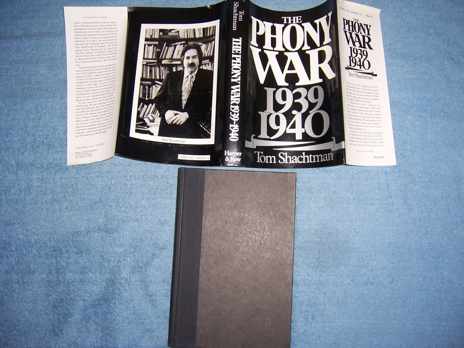 THE PHONY WAR 1939-1940 by Tom Shachtman/1st ed/HCDJ/Miltary & War/WWII 1939-45