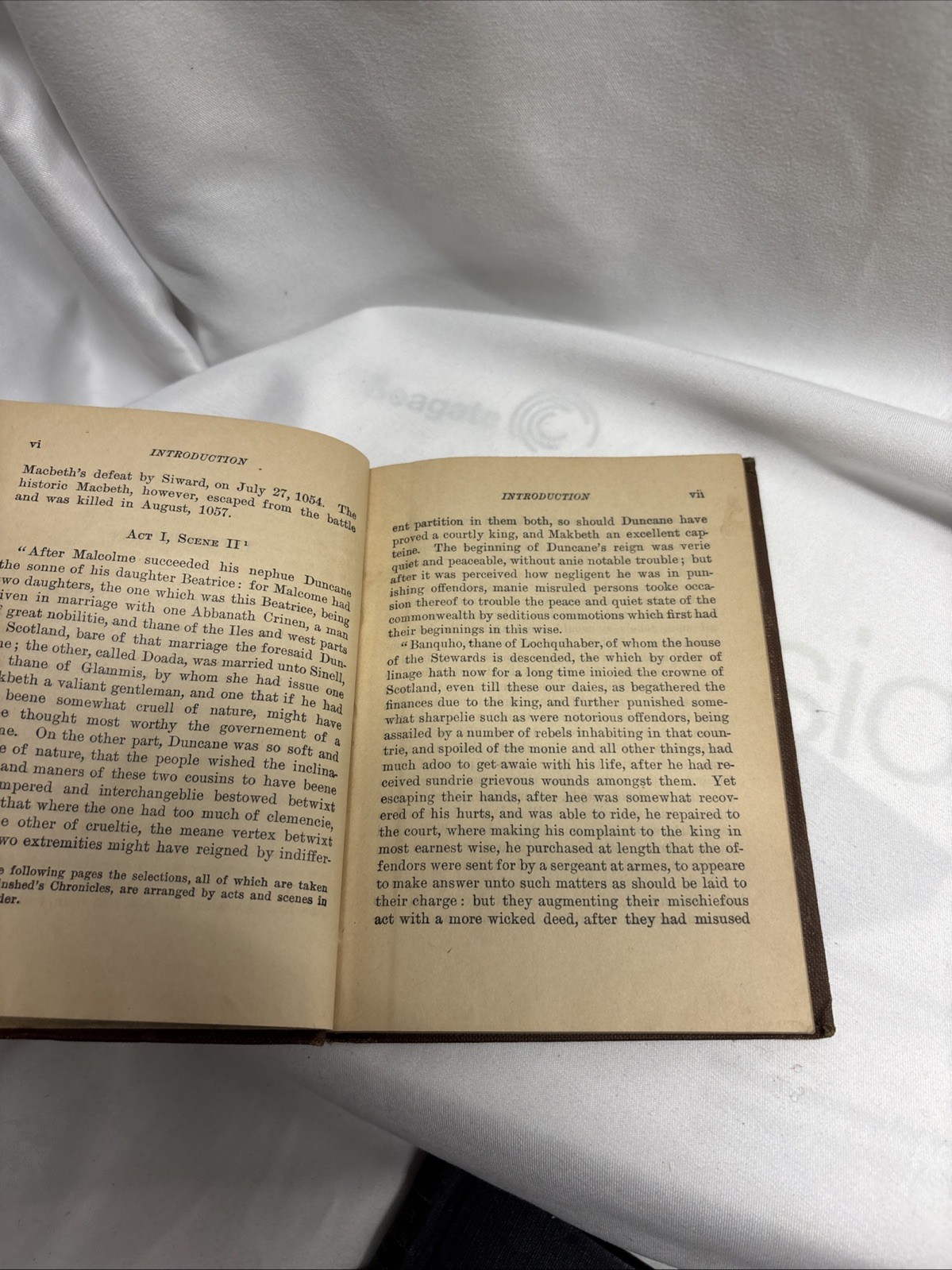 MacBeth Shakespeare 1920’s Pocket Classic Play Macmillan Book Vtg