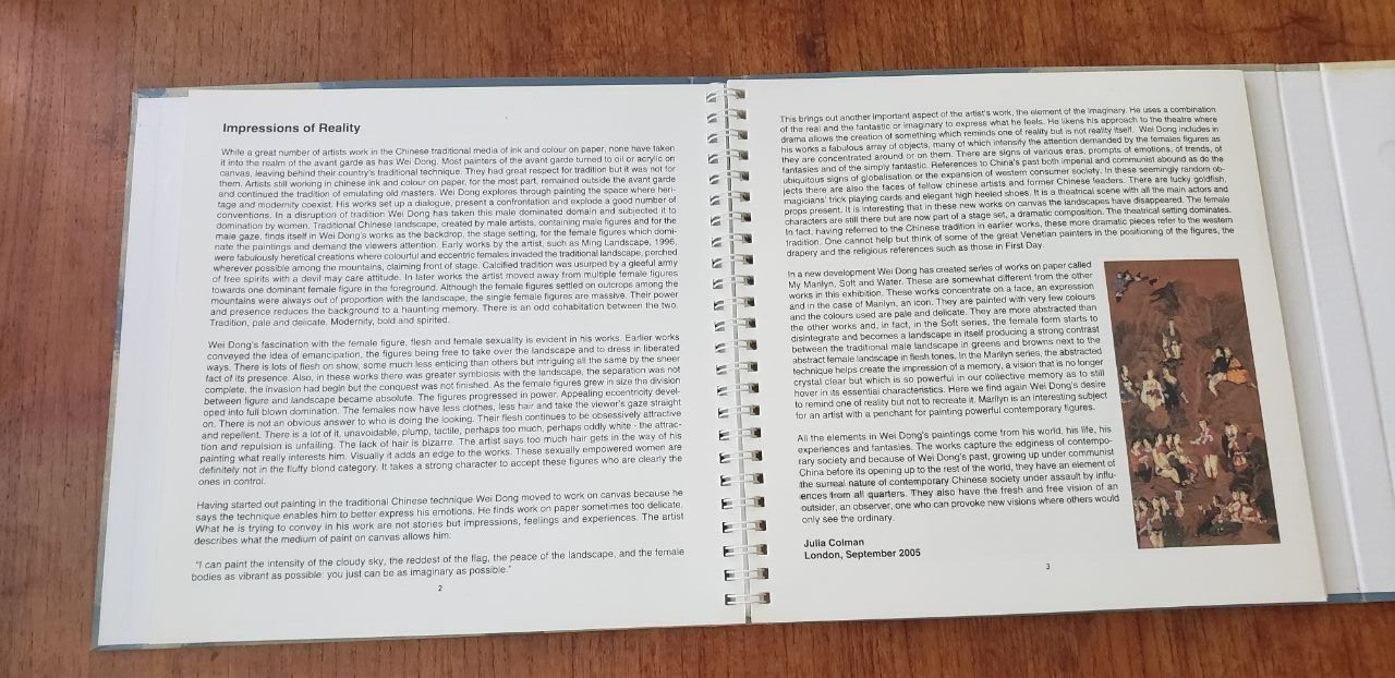 I Wanna Fly – WEI DONG Chinese Contemporary Ltd 2005. Intro by Wanda Coleman