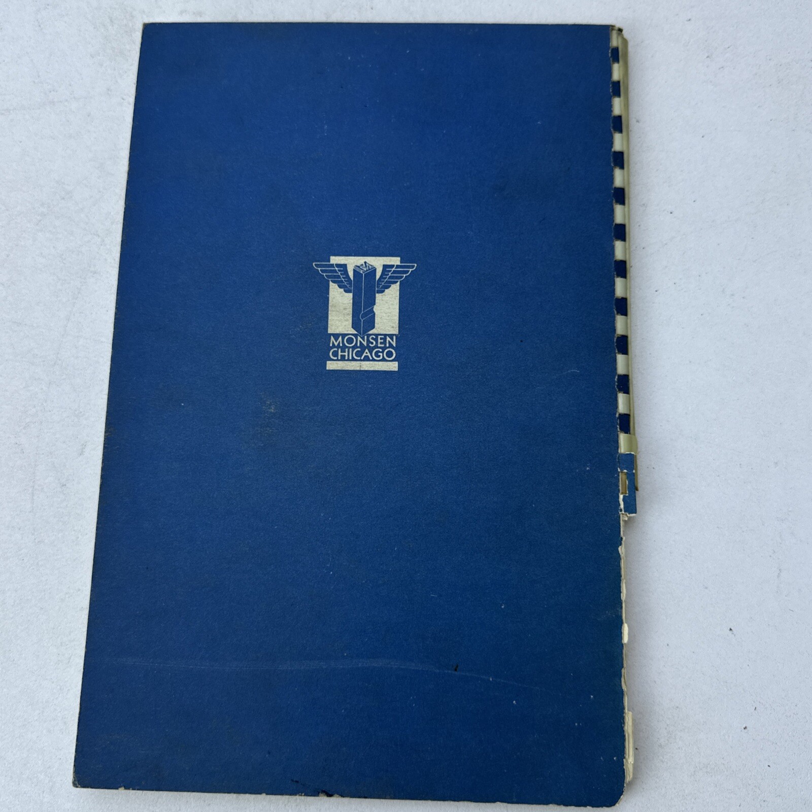 Vintage Monsen Chicago Typographic Handybook 1887 – 1937 Spiral Bound As Is