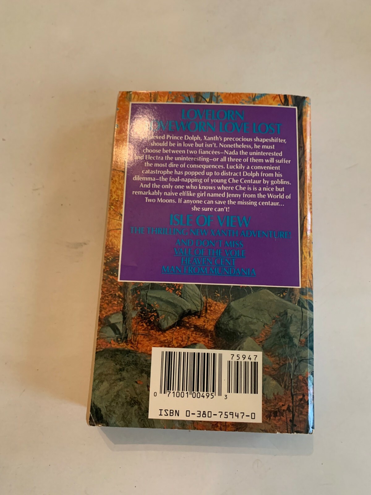 1990 Isle Of View by Piers Anthony Avon Paperback