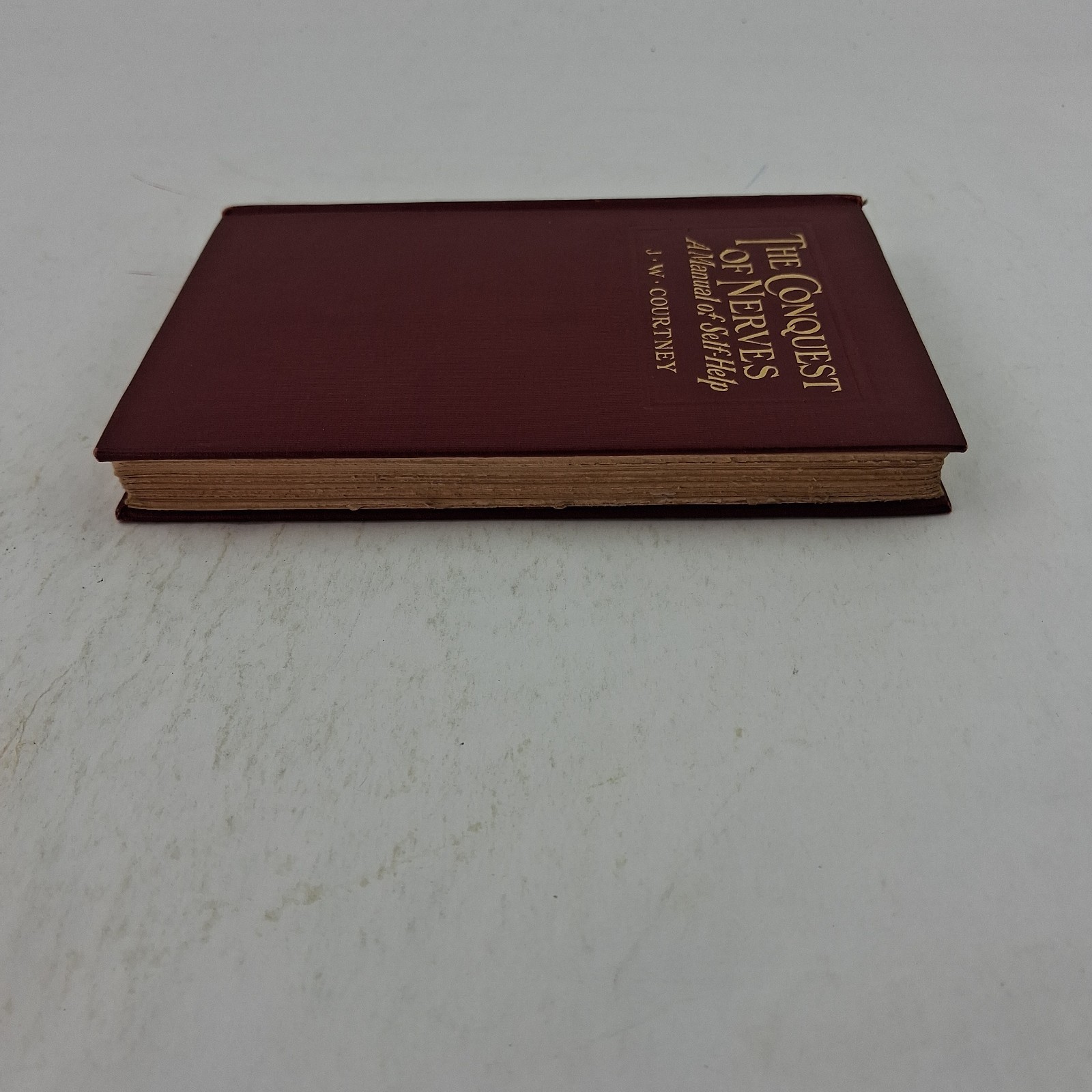 The Conquest of Nerves – J.W. Courtney Self Help 1913 Antique Medical Book