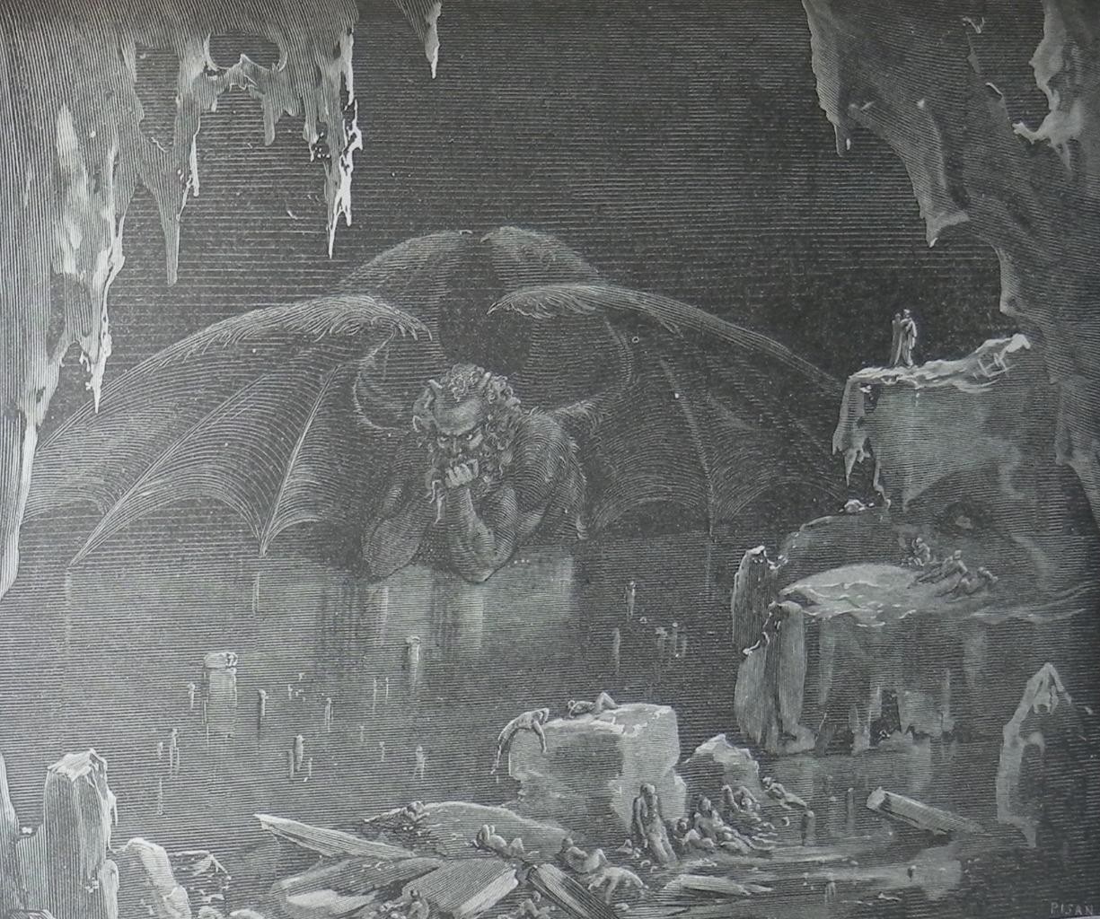 Huge Dante’s Inferno 1880’s 75 illustrations by Gustave Dore Plates!!!