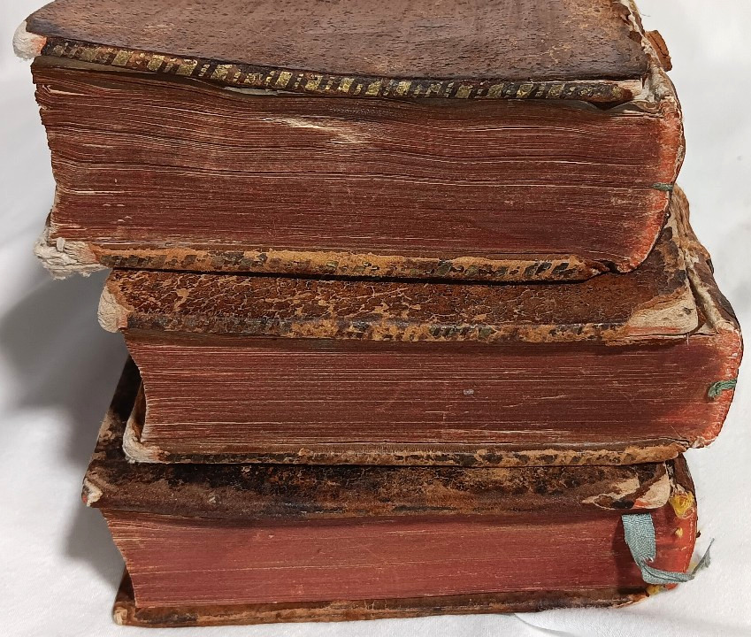 Lot of 3 Antique Histoire de France 1756 1770 1772 Hardcover
