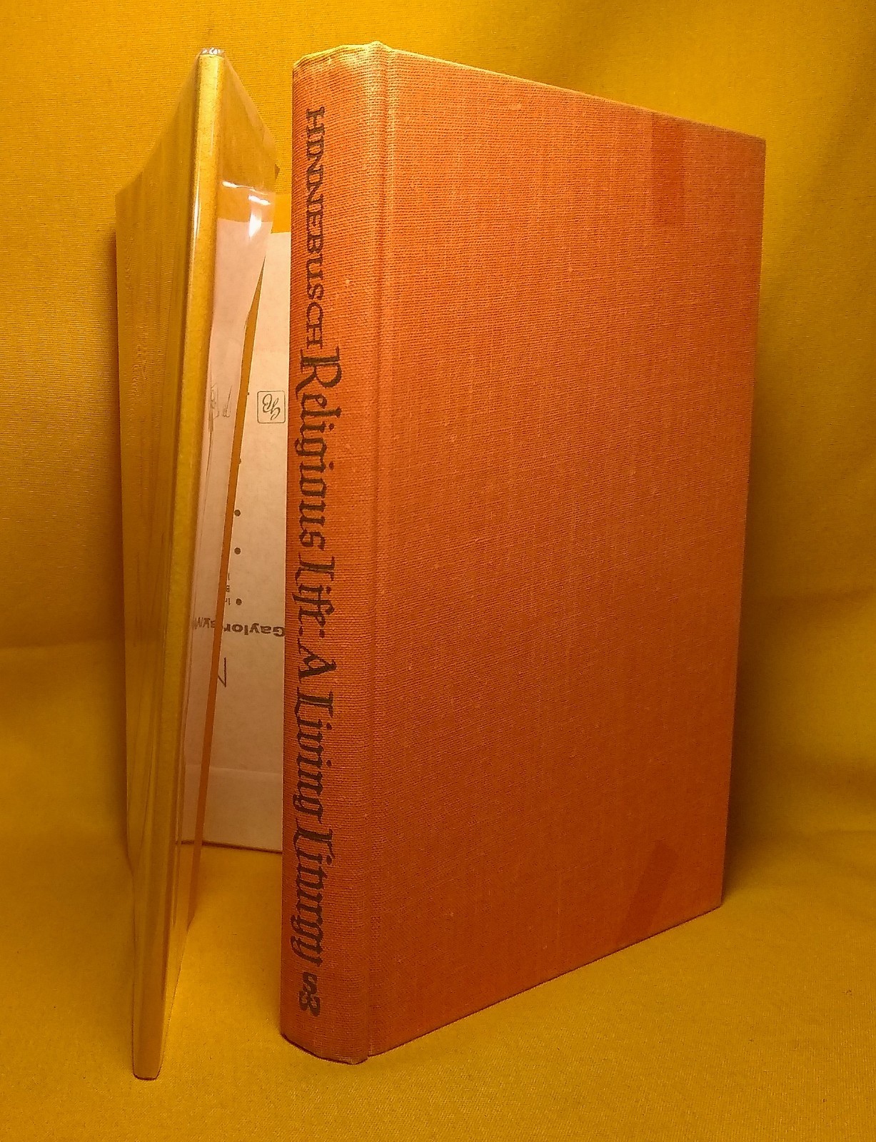 Religious Life A Living Liturgy Paul Hinnebusch 1965 HCDJ Prayer Sacrifice