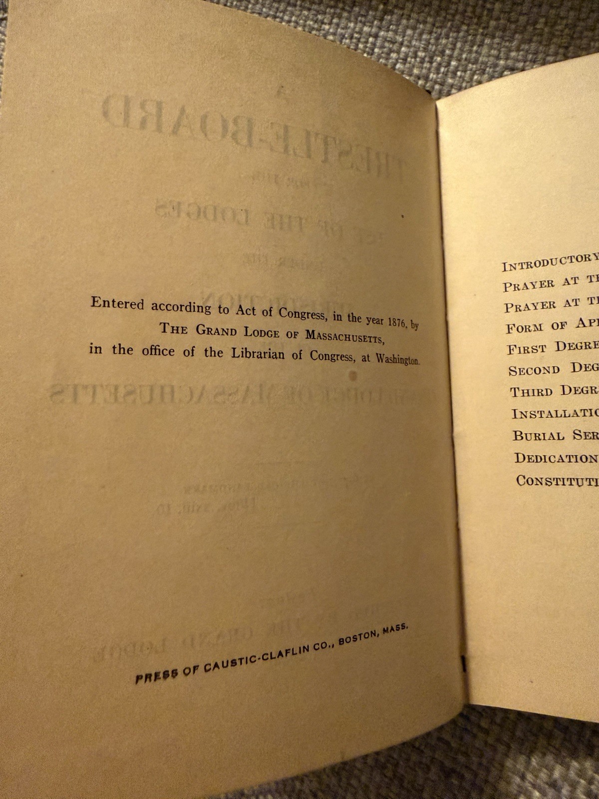 The Carpenter’s Children, Anonymous 1836 First Edition Book EUC* Boston