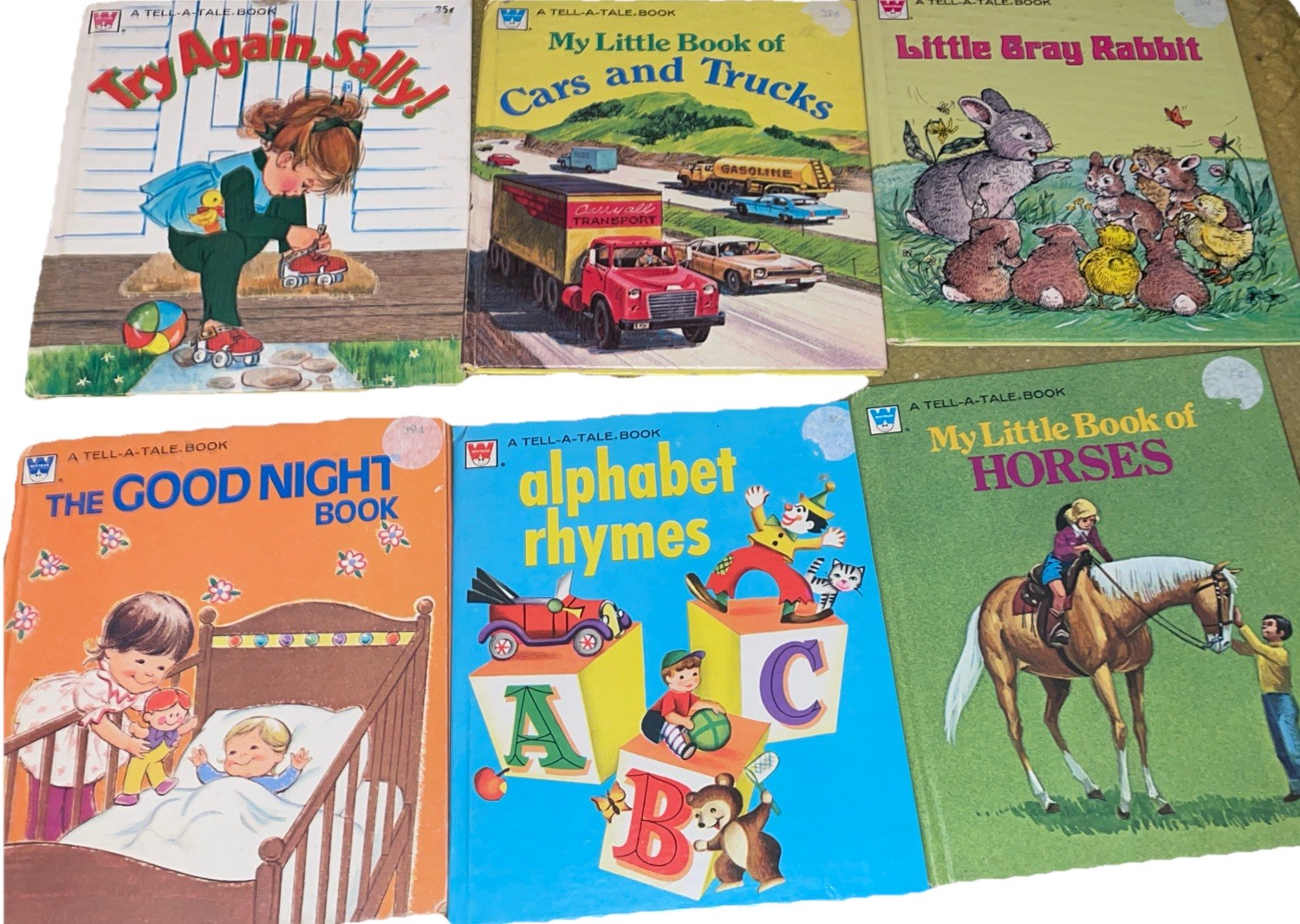 VTG Collection 6 Whitman Children’s Books 60s-70s