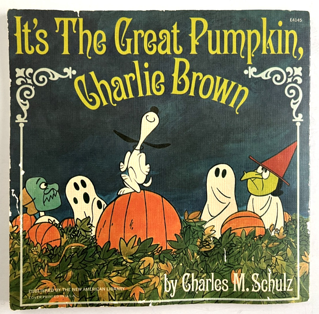 IT’S THE GREAT PUMPKIN, CHARLIE BROWN ~ 1st print SC children’s book, Schulz