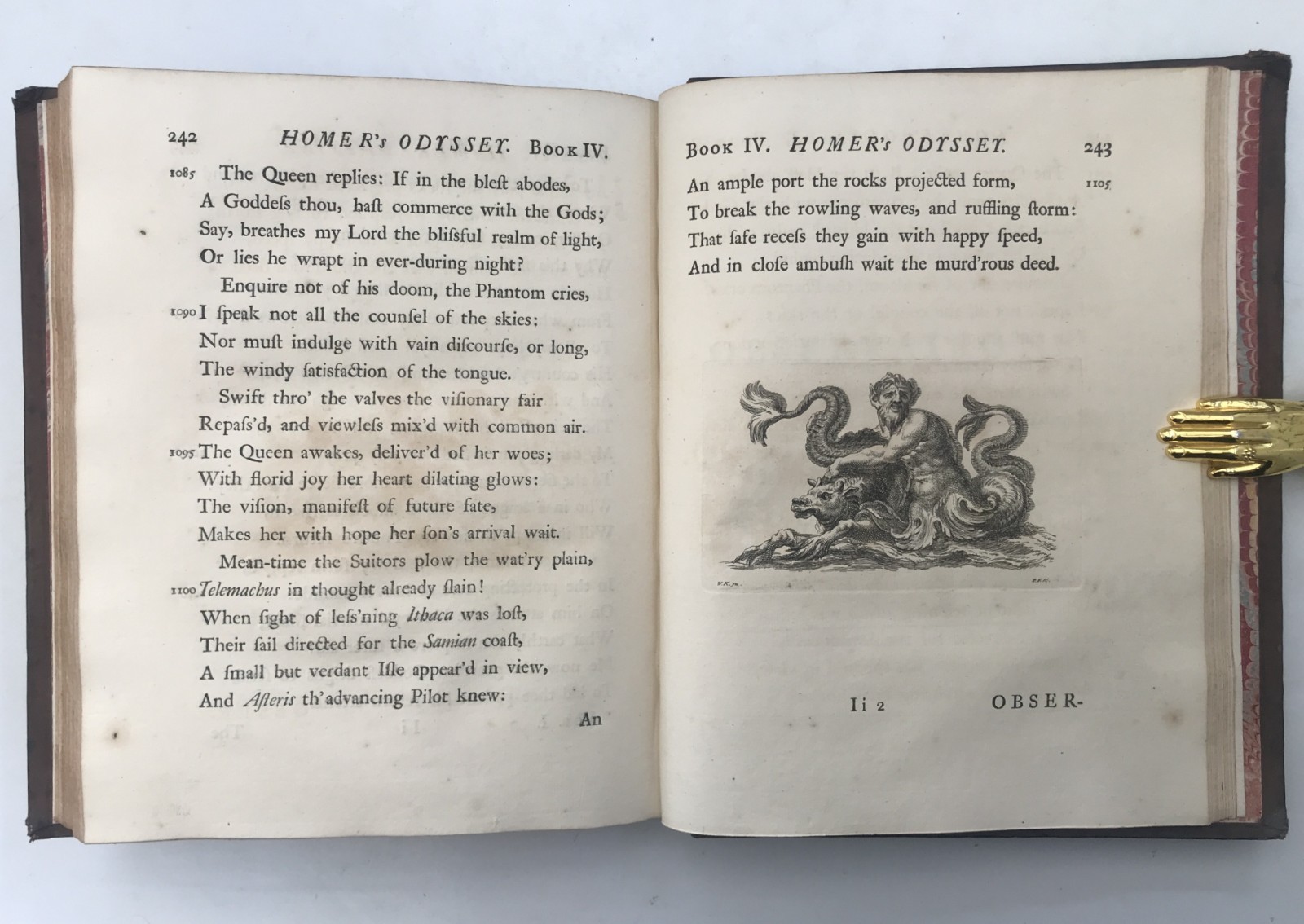 1725-26 Pope THE ODYSSEY OF HOMER 5 Vols First Edition Illustrated Poetry