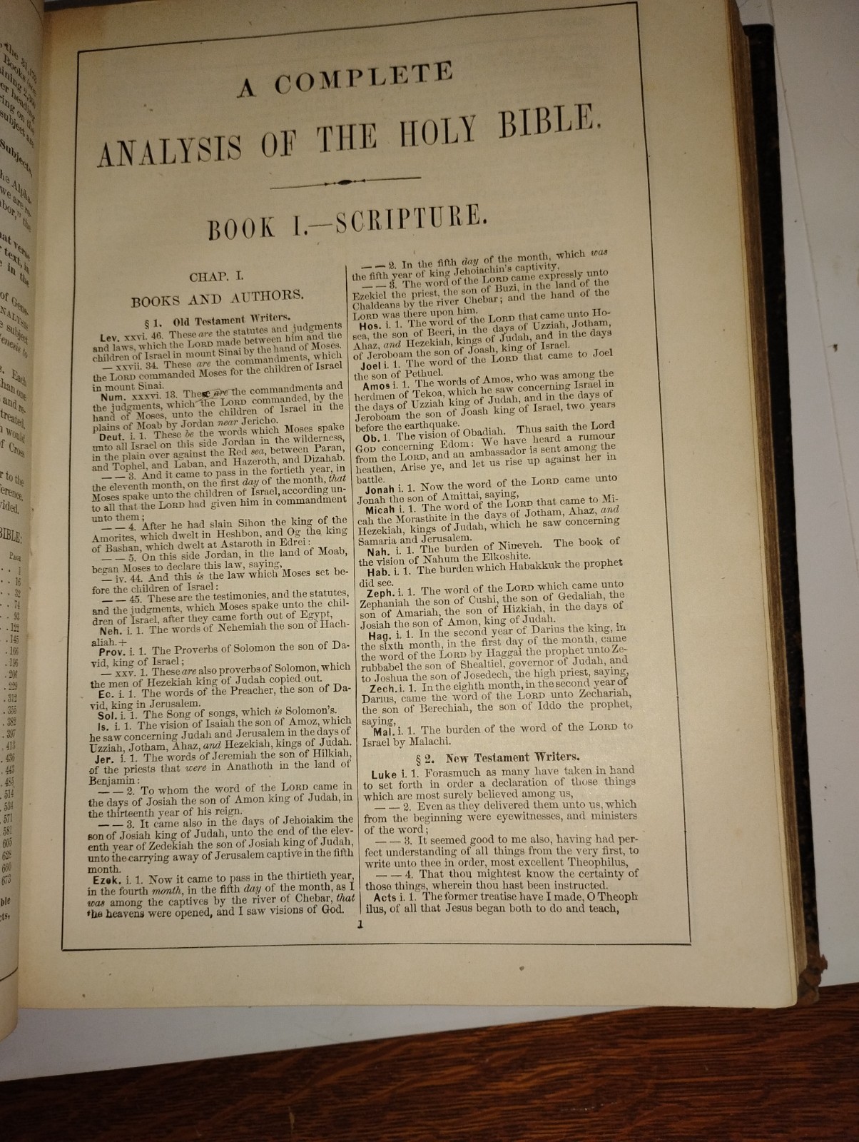 Antique WILMORE’S NEW ANALYTICAL REFERENCE BIBLE – 1904. Very Good-Fine Cond