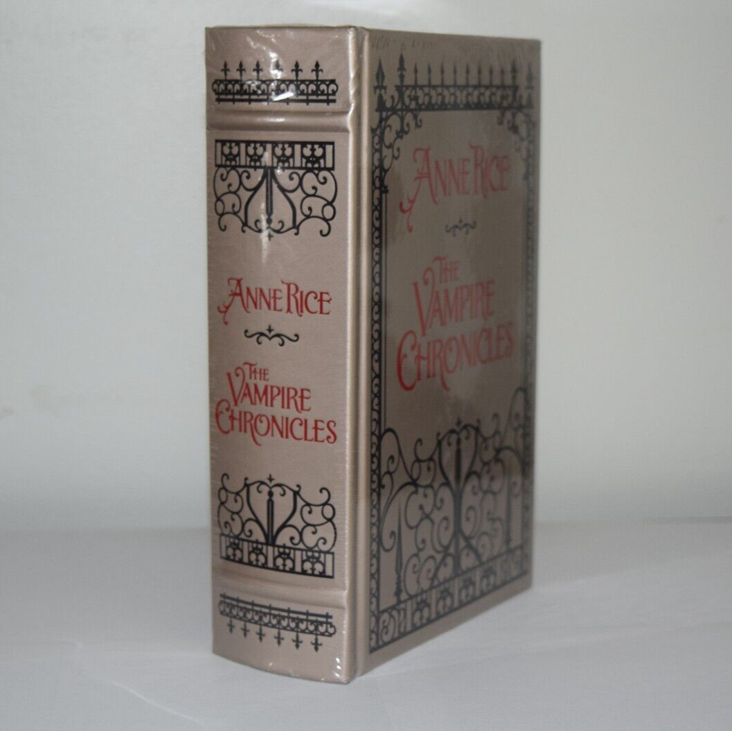 New Vampire Chronicles Anne Rice Collectible Sealed Leather Bound Hardcover