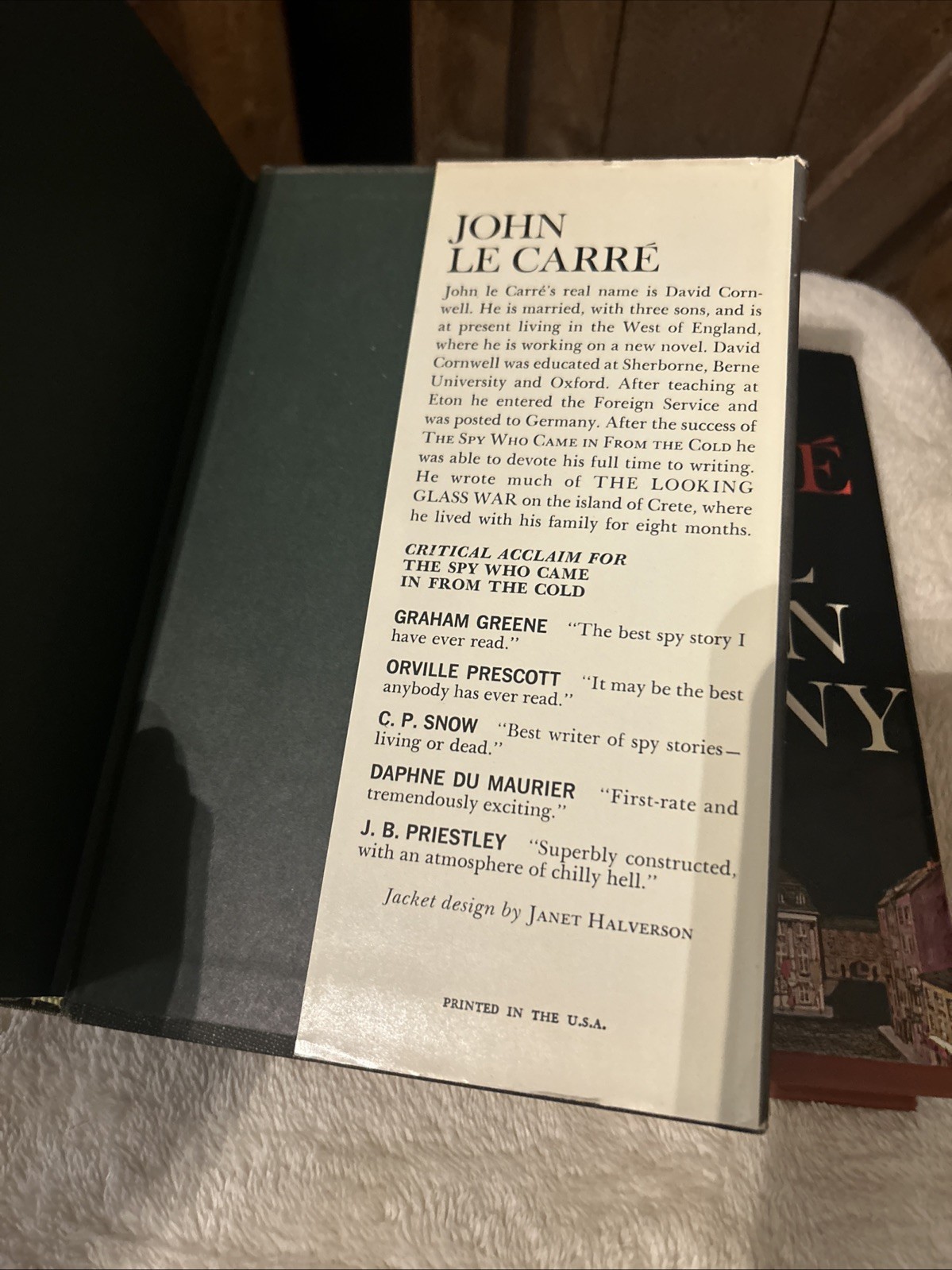 John Le Carre VTG HCDJx3: Spy Who Came In From Cold (1st/28) Looking Glass War &