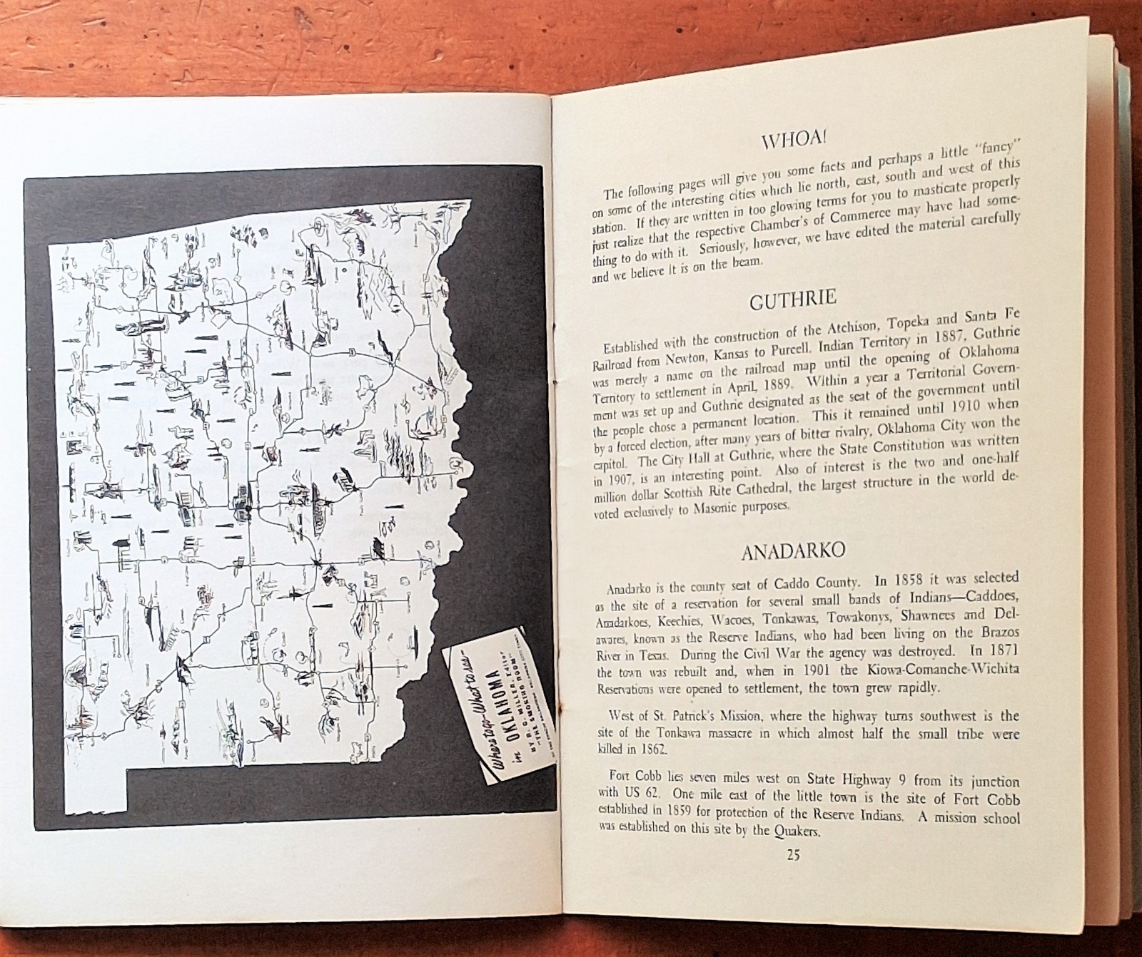 On the Beach in Oklahoma 1944 WWII Guide Book Naval Air Technical Center Norman
