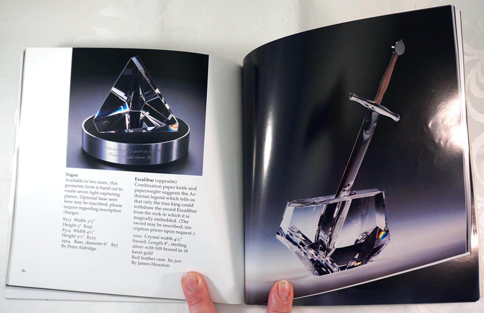 STEUBEN GLASS 1986 Softcover Book / Catalog Order form