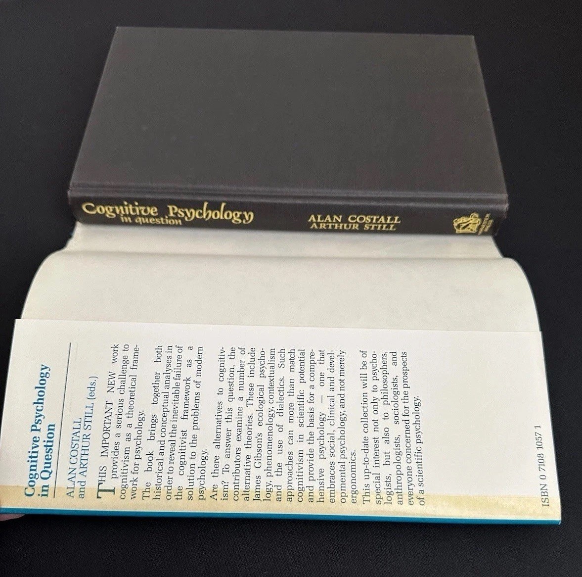 Cognitive Psychology in Question 1987 1st/1st Harvester HC DJ VG UK Ed