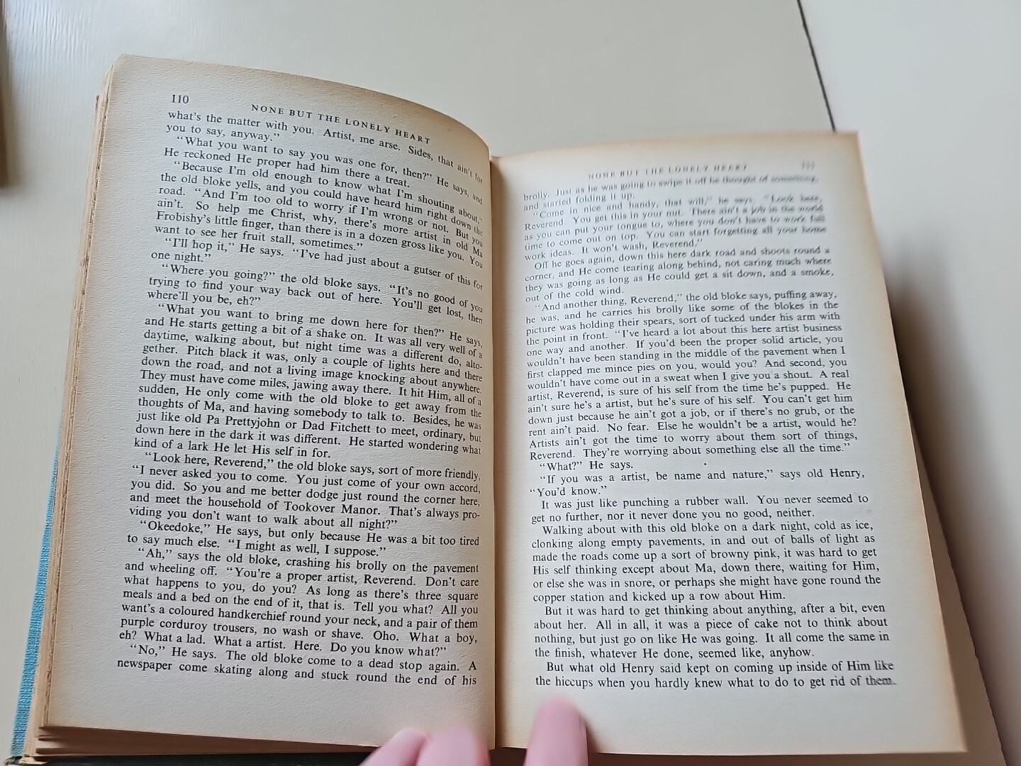 None But The Lonely Heart By Richard Llewellyn 1943 Vintage HB Book