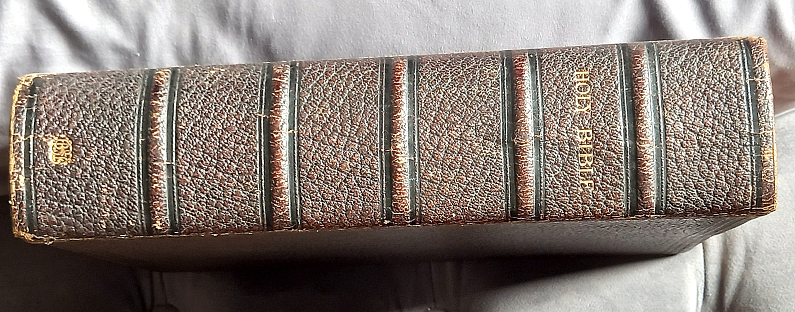 Antique 1901 KJV Holy Bible Large Oxford University Press Full Leather Pulpit