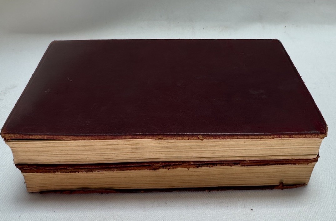 Antique Charles Dickens Book Lot Hard Times & David Copperfield Thomas Nelson